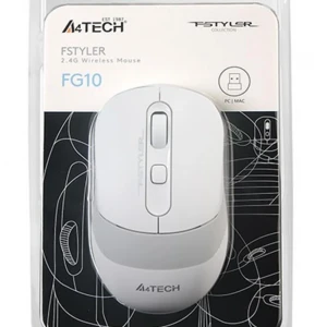 A4 Tech Fg10 Beyaz Nano Kablosuz Optik 2000 Dpı Mouse