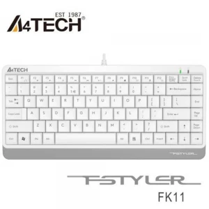 A4 Tech FK11 Q Usb Kablolu Mm Mini Klavye Beyaz