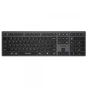 A4 Tech Fstyler FBX50C Gri Bluetooth+2.4G Nano Fn Şarjlı Multimedya Klavye
