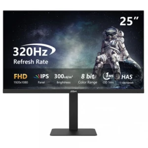 Dahua LM25-E241A  25" 320Hz 1ms DP+HDMI+Audio out IPS Pivot Gaming Monitör