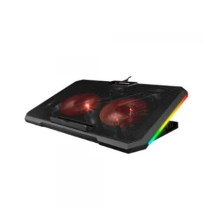 Addison Rampage AD-RC12 CLAW Siyah 2 Fan 2 USB RGB Işıklı 15"-17" Notebook Soğutucu Stand