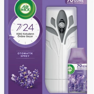 Airwick Otomatik Sprey + Yedeği (Lavanta) Oda Kokusu (70 Güne Kadar Ferahlık)