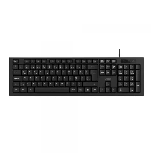 AOC KB130B-38 1,8mt Kablo Uzunluğu Usb Siyah Türkçe Kablolu Standart Klavye,Sessiz yazma