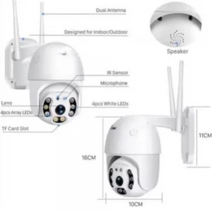 Apronx APX-WP70 3mp 2.8mm 8 LED Wifi Ptz Kamera