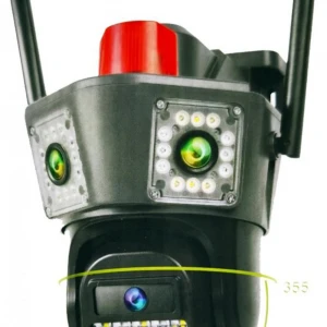 Apronx APX-WPG490 9Mp 3.6mm Üç Kamera 42 Led Wifi PTZ