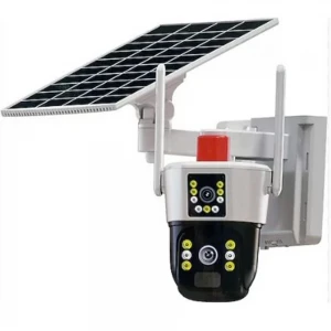 Apronx APX-WSP141 6mp 3.6mm 4G Solar Çift Kamera 15 LED Wifi Ptz Kamera