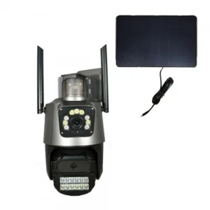 Apronx APX-WSP242 6Mp 2.8mm 4G Solar Çift Kamera 19 Led PTZ