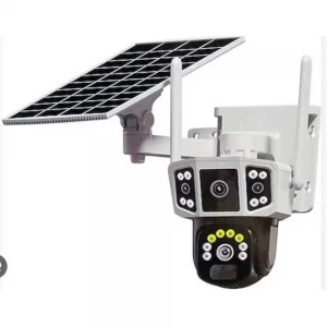 Apronx APX-WSP346 6mp 3.6mm 4G Solar Çift Kamera 16 LED Wifi Ptz Kamera