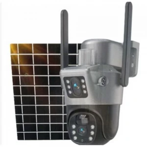 Apronx APX-WSP540 6mp 3.6mm 4G Solar Çift Kamera 12 LED Wifi Ptz Kamera