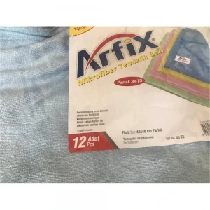 Arfix Mikrofiber Temizlik Bezi 12li 40X40 Parlak 