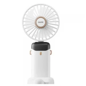 Asonic AFN28 Beyaz 500mAh 3 Kademe Dijital Göstergeli Katlanabilir Mini USB Fan