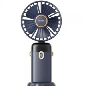 Asonic AFN28 Lacivert 500mAh 3 Kademe Dijital Göstergeli Katlanabilir Mini USB Fan