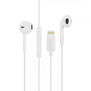 Asonic AS-XK100 Beyaz Lightning Konnektörlü Bluetooth Kablolu Kulak içi Mikrofonlu Kulaklık