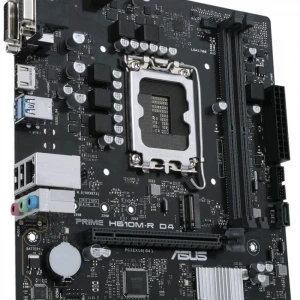 Asus Prıme H610M-R DDR4 3200 Hdmı Dvı Vga M2 Usb3.2 Beyaz Kutu (Prıme H610M-R D4) Anakart