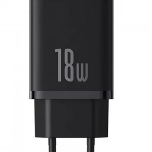 Baseus P10111405117-Z1  Cube Fast QC 3.0 18W USB-A Hızlı Şarj Aleti Cluster Black