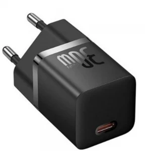 Baseus Palm Hızlı Şarj Aleti C+U 30W EU Siyah (P1011160A113-00)