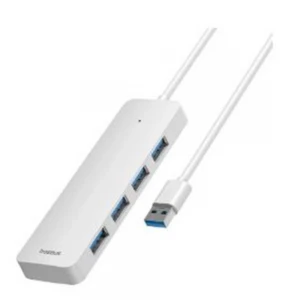 Baseus UltraJoy 4-Port HUB 100cm- Beyaz (B0005280B211-01)