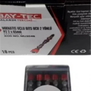 Bay-Tec Mıknatıs Uçlu Bits Ucu PZ2X65 mm Mu2046