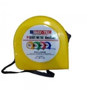 Bay-Tec Mk4137 10Mtx25MM Krom Şerit Metre Mavi