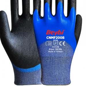 Beybi CNMF200B 10 Beden 12li Kesilmeye Dayanıklı Mikro Köpük Nitril Kaplı Eldiven