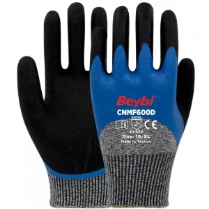 Beybi CNMF610D 10 Beden 12li Kesilmeye Dayanıklı Mikro Köpük 3-4 Nitril Kaplı Eldiven