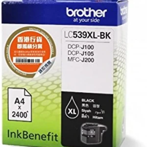 Brother LC539XLBK Black Siyah 2.400 Sayfa Kartuş DCP-J105 MFC-J200