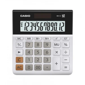 Casio DH-12WE Beyaz 12 Hane Masa Üstü Hesap Makinesi