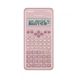Casio FX-82MS-2-PK-W-DTF Versiyon Bilimsel Pembe Fonksiyonlu Hesap Makinesi