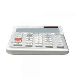 Casio JE-12E-WE Beyaz 12 Hane Masa Üstü Ergonomik Tuşlu Hesap Makinesi