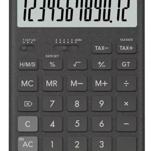 Casio JT-200T-GY 12 Hane Gri Masa Üstü Hesap Makinesi