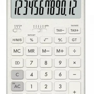 Casio JT-200T-WE 12 Hane Beyaz Masa Üstü Hesap Makinesi