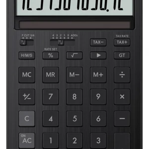 Casio JW-200DQ-BK 12 Hane Siyah Masa Üstü Hesap Makinesi