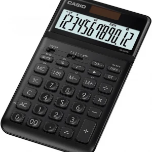 Casio JW-200SC-BK 12 Hane Siyah Masa Üstü Hesap Makinesi