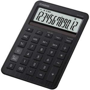 Casio MS-200DQ-BK 12 Hane Beyaz Masa Üstü Hesap Makinesi