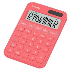Casio MS-20YC-CL 12 Hane Pembe Masa Üstü Hesap Makinesi