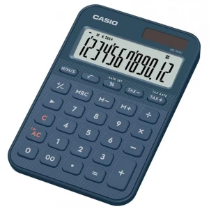 Casio MS-20YC-NY 12 Hane Lacivert Masa Üstü Hesap Makinesi