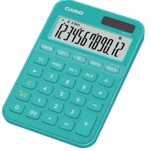 Casio MS-20YC-TU 12 Hane Turkuaz Masa Üstü Hesap Makinesi