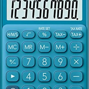 Casio SL-310UC-BU Cep Tipi 10 Hane Mavi Hesap Makinesi