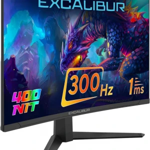 Casper 27" Excalibur E27FVC-E 300HZ 1MS 400NIT Fast VA Curved HDR10 Oyuncu Monitörü