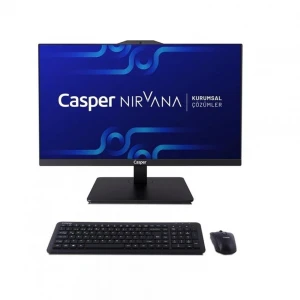 Casper Nirvana A90.1362-BQ00X-V-S Siyah i7 13620H 16GB RAM 1TB 23.8" FreeDOS Pivot All In One