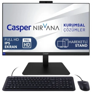 Casper Nirvana One A70.1270-BD00X-V  i7 12700H 16GB 250GB M2 SSD Dos 23.8" FHD IPS AIO