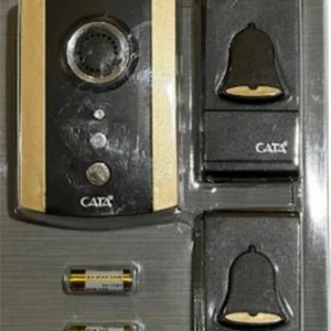 Cata Ct-101 Kablosuz Kapı Zili bEYAZ Desenli
