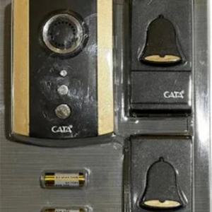 Cata Ct-203 Kablosuz Kapı Zili Kahverengi Desenli