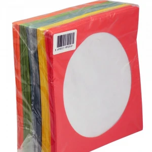 CD&DVD Zarfı Renkli 80gr 100 lü Paket Pencereli (Kırmızı,Sarı,Yeşil,Mavi,Turuncu)