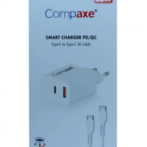 Compaxe CTA-350TT  35W 5V 3A PD-QC+ Type-C To Type-C  Şarj Kablosu