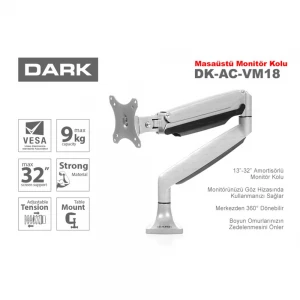Dark DK-AC-VM-18 1x13"-32" Monitör Destekli  