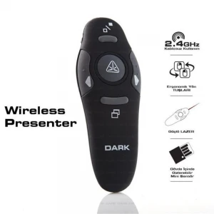 Dark DK-AC-WP03, USB, Kablosuz Presenter RF,Sunum 