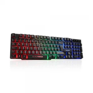 Dark Elite Force gk1000 Mekanik Hisli Rainbow Aydınlatmalı Türkçe Q Oyuncu Klavyesi