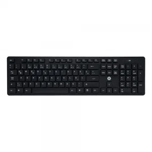 Dexim DKA005 Siyah KW-103 Kablosuz Q Klavye Caps Lock 2.4 Ghz (1 Adet AA Pil)