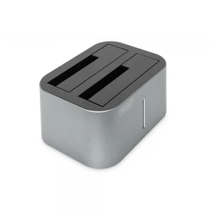 Digitus DA-71540-1 2.5"-3.5" USB 3.0 2-port'lu SATA HDD Docking Station, kopyalama özelliği